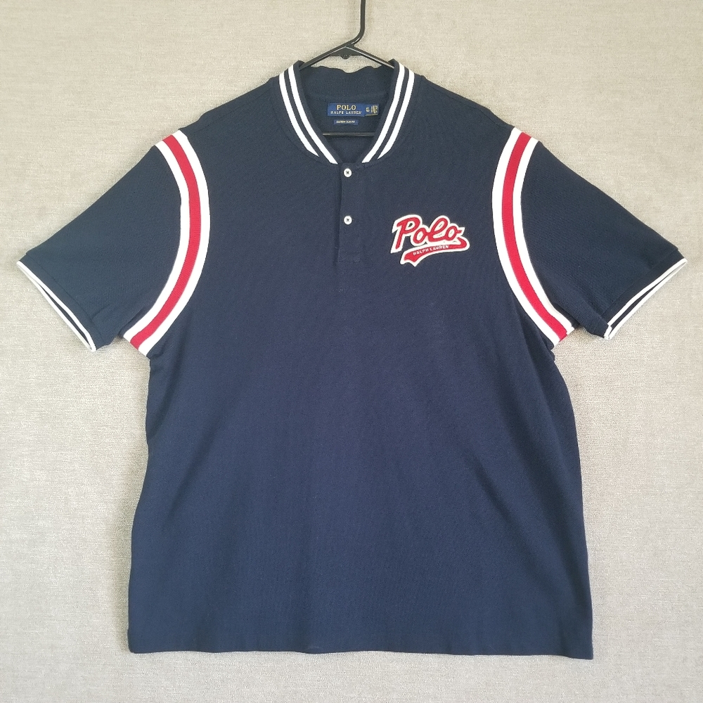 Polo by Ralph Lauren Navy Blue Men's Shirt